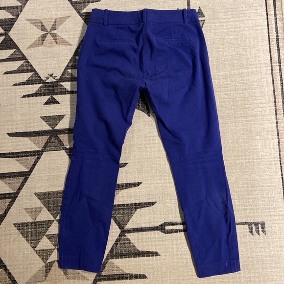 J. Crew Royal Blue Minnie Cropped Pant - Picture 3 of 3